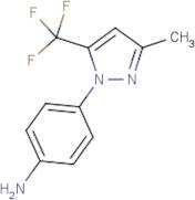 4-[3-Methyl-5-(trifluoromethyl)-1H-pyrazol-1-yl]aniline