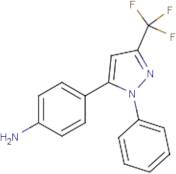 4-[1-Phenyl-3-(trifluoromethyl)-1H-pyrazol-5-yl]aniline