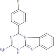 4-(4-Fluorophenyl)-1,4-dihydro[1,3,5]triazino[1,2-a]benzimidazol-2-amine