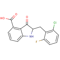 2-(2-Chloro-6-fluorobenzyl)-3-oxo-2,3-dihydro-1H-indole-4-carboxylic acid