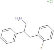 3-(2-Fluorophenyl)-2-phenylpropan-1-amine hydrochloride