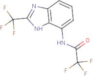 2,2,2-Trifluoro-N-[2-(trifluoromethyl)-1H-benzimidazol-7-yl]acetamide