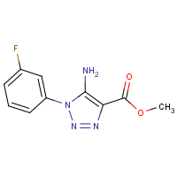 Methyl 5-amino-1-(3-fluorophenyl)-1H-1,2,3-triazole-4-carboxylate