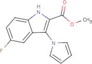 Methyl 5-fluoro-3-(1H-pyrrol-1-yl)-1H-indole-2-carboxylate