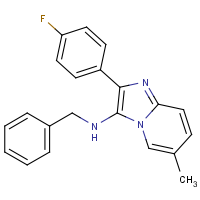 N-Benzyl-2-(4-fluorophenyl)-6-methylimidazo[1,2-a]pyridin-3-amine