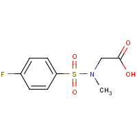 N-[(4-Fluorophenyl)sulfonyl]-N-methylglycine