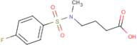 4-{[(4-Fluorophenyl)sulfonyl](methyl)amino}butanoic acid