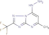 7-Hydrazinyl-5-methyl-2-(trifluoromethyl)[1,2,4]triazolo[1,5-a]pyrimidine