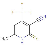 6-Methyl-2-thioxo-4-(trifluoromethyl)-1,2-dihydropyridine-3-carbonitrile