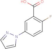 2-Fluoro-5-(1H-pyrazol-1-yl)benzoic acid