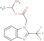 Propan-2-yl [2-(trifluoromethyl)-1H-benzimidazol-1-yl]acetate