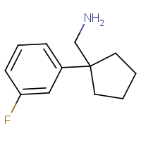 1-[1-(3-Fluorophenyl)cyclopentyl]methanamine