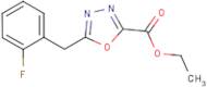 Ethyl 5-(2-fluorobenzyl)-1,3,4-oxadiazole-2-carboxylate