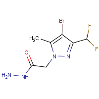 2-[4-Bromo-3-(difluoromethyl)-5-methyl-1H-pyrazol-1-yl]acetohydrazide