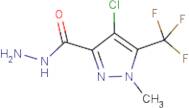 4-Chloro-1-methyl-5-(trifluoromethyl)-1H-pyrazole-3-carbohydrazide