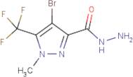 4-Bromo-1-methyl-5-(trifluoromethyl)-1H-pyrazole-3-carbohydrazide