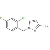1-(2-Chloro-4-fluorobenzyl)-1H-pyrazol-3-amine