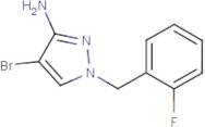 4-Bromo-1-(2-fluorobenzyl)-1H-pyrazol-3-amine