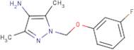 1-[(3-Fluorophenoxy)methyl]-3,5-dimethyl-1H-pyrazol-4-amine