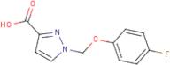 1-[(4-Fluorophenoxy)methyl]-1H-pyrazole-3-carboxylic acid