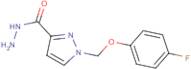 1-[(4-Fluorophenoxy)methyl]-1H-pyrazole-3-carbohydrazide