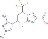 5-(1,3-Dimethyl-1H-pyrazol-4-yl)-7-(trifluoromethyl)-4,5,6,7-tetrahydropyrazolo[1,5-a]pyrimidine-2-carboxylic acid