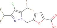 5-{[4-Chloro-3,5-bis(difluoromethyl)-1H-pyrazol-1-yl]methyl}furan-2-carboxylic acid