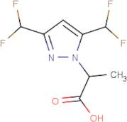2-[3,5-Bis(difluoromethyl)-1H-pyrazol-1-yl]propanoic acid