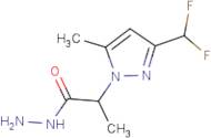 2-[3-(Difluoromethyl)-5-methyl-1H-pyrazol-1-yl]propanehydrazide