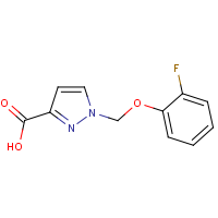 1-[(2-Fluorophenoxy)methyl]-1H-pyrazole-3-carboxylic acid