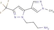 3-[1'-Methyl-5-(trifluoromethyl)-1'H,2H-3,4'-bipyrazol-2-yl]propan-1-amine