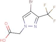 [4-Bromo-3-(trifluoromethyl)-1H-pyrazol-1-yl]acetic acid