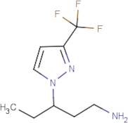 3-[3-(Trifluoromethyl)-1H-pyrazol-1-yl]pentan-1-amine