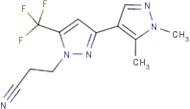 3-[1',5'-Dimethyl-5-(trifluoromethyl)-1H,1'H-3,4'-bipyrazol-1-yl]propanenitrile