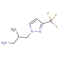 2-Methyl-3-[3-(trifluoromethyl)-1H-pyrazol-1-yl]propan-1-amine