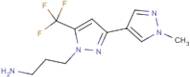 3-[1'-Methyl-5-(trifluoromethyl)-1H,1'H-3,4'-bipyrazol-1-yl]propan-1-amine
