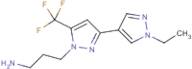 3-[1'-Ethyl-5-(trifluoromethyl)-1H,1'H-3,4'-bipyrazol-1-yl]propan-1-amine