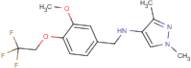 N-[3-Methoxy-4-(2,2,2-trifluoroethoxy)benzyl]-1,3-dimethyl-1H-pyrazol-4-amine