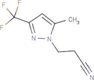 3-[5-Methyl-3-(trifluoromethyl)-1H-pyrazol-1-yl]propanenitrile