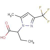 2-[5-Methyl-3-(trifluoromethyl)-1H-pyrazol-1-yl]butanoic acid