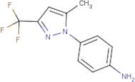 4-[5-Methyl-3-(trifluoromethyl)-1H-pyrazol-1-yl]aniline