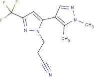 3-[1',5'-Dimethyl-5-(trifluoromethyl)-1'H,2H-3,4'-bipyrazol-2-yl]propanenitrile