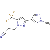 3-[1'-Methyl-5-(trifluoromethyl)-1H,1'H-3,4'-bipyrazol-1-yl]propanenitrile