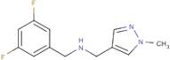 1-(3,5-Difluorophenyl)-N-[(1-methyl-1H-pyrazol-4-yl)methyl]methanamine