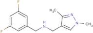 1-(3,5-Difluorophenyl)-N-[(1,3-dimethyl-1H-pyrazol-4-yl)methyl]methanamine