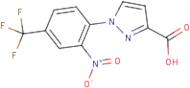 1-[2-Nitro-4-(trifluoromethyl)phenyl]-1H-pyrazole-3-carboxylic acid