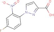 1-(4-Fluoro-2-nitrophenyl)-1H-pyrazole-3-carboxylic acid