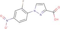 1-(2-Fluoro-4-nitrophenyl)-1H-pyrazole-3-carboxylic acid