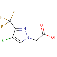 [4-Chloro-3-(trifluoromethyl)-1H-pyrazol-1-yl]acetic acid