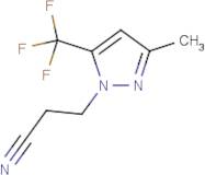 3-[3-Methyl-5-(trifluoromethyl)-1H-pyrazol-1-yl]propanenitrile